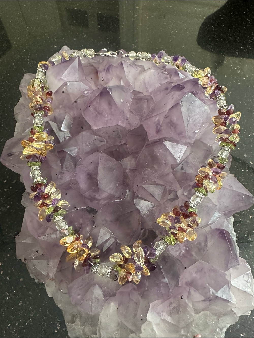 Stunning Swarovski cut Vintage Multicolor genuine crystal Gemstones